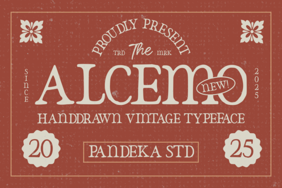 Alcemo: A Rustic Serif Font for Timeless Editorial Design