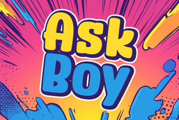 Ask Boy Font for a Fresh Editorial Look