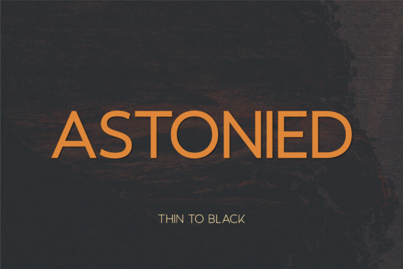 Astonied: A Modern Sans Serif Font for Web Design