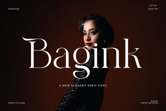 Bagink Serif Font for Handmade Projects