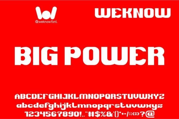 Big Power: A Bold Sans Serif Font for Creative Impact