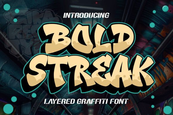 Bold Streak: A Dynamic Display Font for Web Projects