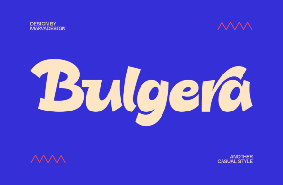 Bulgera: A Playful Sans Serif Font for Modern Editorial Design