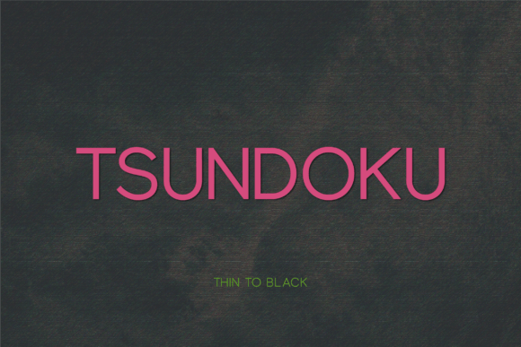 Discover Tsundoku: A Modern Sans Serif Font for Branding Projects