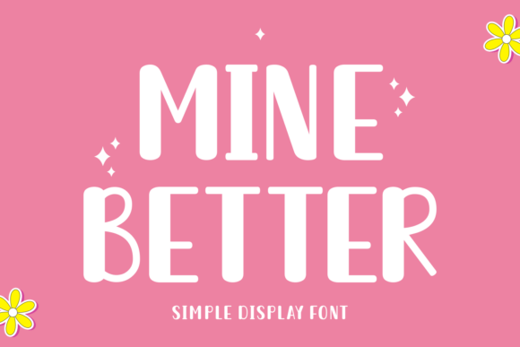 Enhance Your Visuals with the Mine Better Display Font