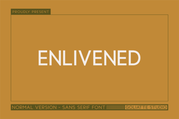 Enlivened: A Modern Sans Serif Font for Digital Marketing