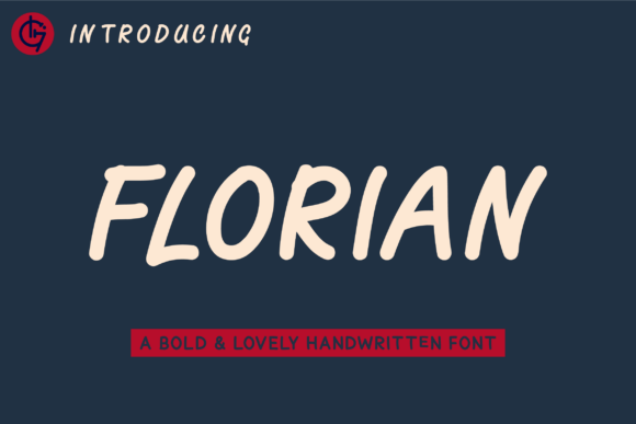 Florian: A Handwritten Font for Craft Creations