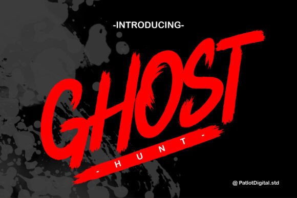 Ghost Hunt Font for Handmade Creations