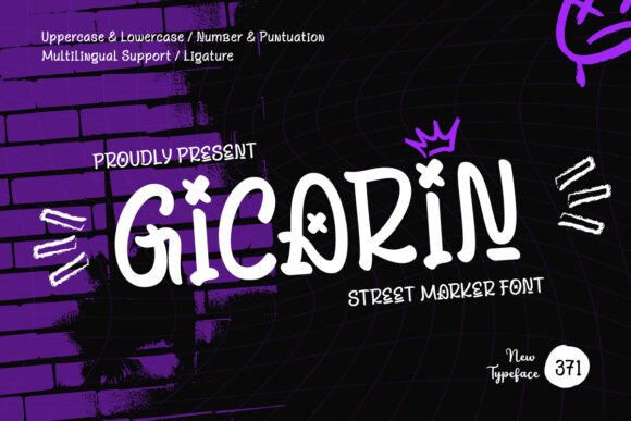 Gicarin Font for Bold Branding