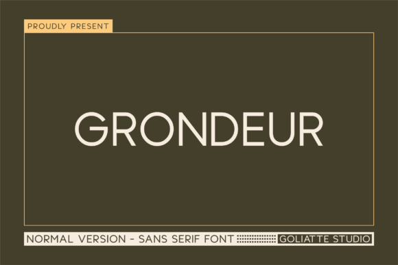 Grondeur: A Versatile Sans Serif for Modern Design