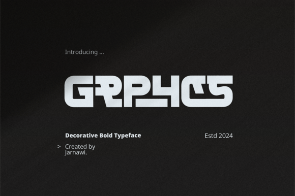 Grphcs: A Bold Display Font for Web Design