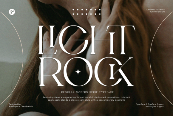 Light Rock: A Refined Serif Font for Modern Branding