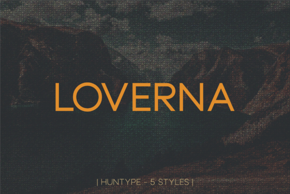Loverna: A Modern Font for Handmade Creations