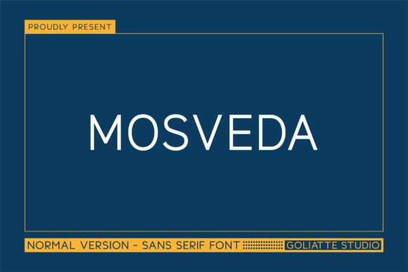 Mosveda: A Designer’s Take on a Modern Sans Serif