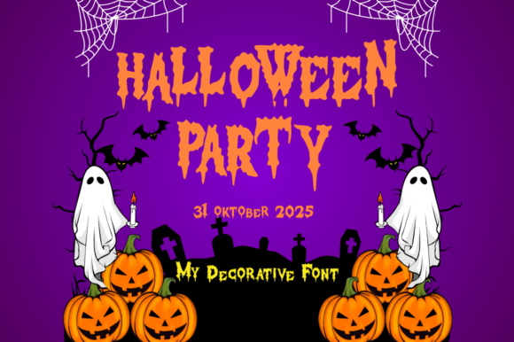 My Decorative Font for Web Design
