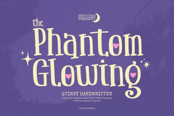 Phantom Glowing Font for Web Design Projects