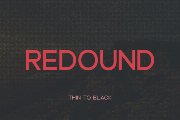 Redound: A Modern Sans Serif Font for Branding Projects