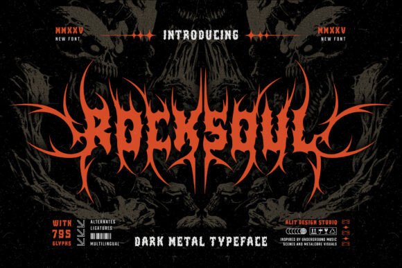 Rocksoul Typeface for Bold Web Design