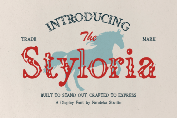 Styloria: A Vintage Display Font for Editorial Design