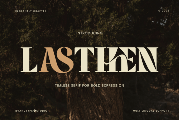 Testing Lasthen: A Serif Font That Elevates Digital Branding