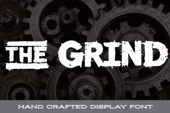 The Grind: A Bold Display Font for High-Impact Campaigns